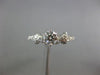 ANTIQUE .68CT DIAMOND 14KT WHITE GOLD 3D WOVEN SOLITAIRE ENGAGEMENT RING #21016