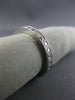 ESTATE .90CT DIAMOND 18K WHITE GOLD 3D FILIGREE ETERNITY ANNIVERSARY RING #11736