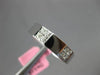 ESTATE .22CT DIAMOND 18KT WHITE GOLD 3D CLASSIC 5mm SQUARE PAVE ANNIVERSARY RING