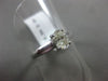 ESTATE .54CT DIAMOND 14K WHITE GOLD SOLITAIRE OVAL LUCIDA LOVE ENGAGEMENT RING