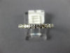 ESTATE .25CT DIAMOND 14KT WHITE GOLD CHANNEL BAR SEMI ETERNITY ANNIVERSARY RING