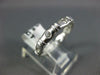 .24CT DIAMOND 14KT WHITE GOLD 3D ETERNITY ETOILE WEDDING ANNIVERSARY RING #2043