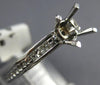 .30CT DIAMOND 14K WHITE GOLD ROUND FILIGREE SEMI MOUNT ENGAGEMENT RING #1330