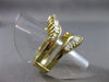 ANTIQUE 2.0CT DIAMOND 14KT YELLOW GOLD GRADUATING BAGUETTE INSERT RING #20100
