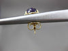 ANTIQUE LARGE 5.0CT AAA AMETHYST 14KT YELLOW GOLD STUD FLOWER EARRINGS #23830