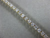 ESTATE 2.0CT ROUND CUT DIAMOND 14KT YELLOW GOLD 3D CLASSIC 2mm TENNIS BRACELET