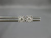 ESTATE .25CT DIAMOND 14K WHITE GOLD CLASSIC SQUARE ROUND CLUSTER STUD EARRINGS