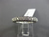 ESTATE 1.0CT DIAMOND 14KT WHITE GOLD FILIGREE ETERNITY WEDDING ANNIVERSARY RING