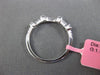 ESTATE .44CT DIAMOND 18K WHITE GOLD SEMI ETERNITY SEMI MOUNT ENGAGEMENT RING SET