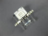 ESTATE .25CT DIAMOND 14KT WHITE GOLD CHANNEL BAR SEMI ETERNITY ANNIVERSARY RING