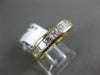 ESTATE 1.44CT PRINCESS DIAMOND 14KT YELLOW GOLD WEDDING ANNIVERSARY RING #12437