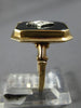ANTIQUE WIDE .02CT OLD MINE DIAMOND & AAA ONYX 14K TWO TONE GOLD 3D HEXAGON RING