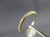 ESTATE .18CT DIAMOND 14K YELLOW GOLD SHARED PRONG SEMI ETERNITY ANNIVERSARY RING