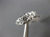 ANTIQUE .35CT DIAMOND 18K WHITE GOLD CLASSIC OPEN FILIGREE ENGAGEMENT RING #9104
