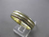 ESTATE WIDE 18KT YELLOW GOLD DOUBLE ROPE WEDDING ANNIVERSARY RING 5mm #23561