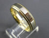 ESTATE 14KT WHITE & YELLOW GOLD CLASSIC MILGRAIN WEDDING ANNIVERSARY RING #24162