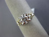 ANTIQUE .70CT OLD MINE DIAMOND 14K WHITE & YELLOW GOLD 3D ENGAGEMENT RING #21917