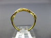 ESTATE WIDE .64CT ROUND DIAMOND 18KT YELLOW GOLD OPEN FLYING BUTTERFLY FUN RING