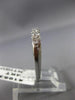 ANTIQUE .30CT OLD MINE DIAMOND 14KT WHITE GOLD FILIGREE ANNIVERSARY RING #19533