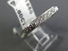 ANTIQUE .60CT DIAMOND 18K WHITE GOLD 3D FILIGREE ETERNITY ANNIVERSARY RING #6061