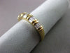 ESTATE .60CT DIAMOND 14KT Y GOLD CURVED BAGUETTE CHANNEL ANNIVERSARY RING #5377