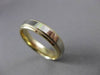 ESTATE 14KT YELLOW GOLD CLASSIC MILGRAIN HANDCRAFTED WEDDING BAND RING 5mm 23190