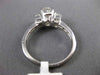 ESTATE GIA 1.66CT DIAMOND 14KT WHITE GOLD 3D OVAL 3 STONE ENGAGEMENT RING #20255