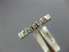 .53CT DIAMOND 14KT WHITE GOLD 3D 7 STONE PRINCESS WEDDING ANNIVERSARY RING #1223