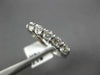 ESTATE .70CT DIAMOND 14KT WHITE GOLD 5 STONE ROUND ANNIVERSARY RING #17047