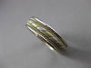 ESTATE 14KT WHITE & YELLOW GOLD HANDCRAFTED ROPE WEDDING BAND RING 7mm #23216