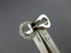 ESTATE .15CT DIAMOND 18KT WHITE GOLD 3D CLASSIC LOVE KNOT BELT FUN RING