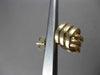 ESTATE 14KT YELLOW GOLD HANDCRAFTED 3D DOUBLE LOVE KNOT POST EARRINGS #23938