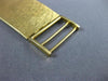 ESTATE LARGE BUCHERER 18KT YELLOW GOLD 3D CLASSIC SOLID SQUARE MENS WATCH