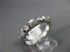 ESTATE .52CT DIAMOND 14KT WHITE GOLD 3D 5 STONE WEDDING ANNIVERSARY RING #10824