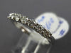 ESTATE .51CT ROUND DIAMOND 14KT WHITE GOLD 3D CLASSIC 7 STONE ANNIVERSARY RING