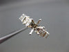 ANTIQUE .70CT DIAMOND 14KT WHITE GOLD BAGUETTE SEMI MOUNT ENGAGEMENT RING #22804
