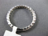 ANTIQUE .72CT ROUND OLD MINE DIAMOND 18KT WHITE GOLD SQUARE ETERNITY RING #11514
