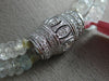 ESTATE 70.91CT DIAMOND & AAA MULTI COLOR AQUAMARINES 18KT WHITE GOLD 3D NECKLACE