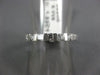 ESTATE 1.22CT DIAMOND 14K WHITE GOLD 3D ETERNITY WEDDING ANNIVERSARY RING #18621