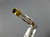 ESTATE .67CT DIAMOND 14KT 2 TONE GOLD 3D ROUND SEMI MOUNT ENGAGEMENT RING #4866