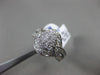 ESTATE 1.80CT DIAMOND 14KT WHITE GOLD 3D CLUSTER HALO FLOWER FRIENDSHIP RING