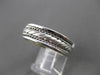 ESTATE WIDE 14KT WHITE GOLD HANDCRAFTED TRIPLE ROPE WEDDING BAND RING 6mm #23160