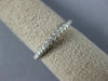ESTATE .18CT DIAMOND 14KT WHITE GOLD SHARED PRONG SEMI ETERNITY ANNIVERSARY RING