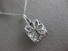 ESTATE 1.20CT WHITE & FANCY YELLOW DIAMOND 18KT 2 TONE GOLD DOUBLE HALO PENDANT