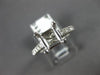 ESTATE .40CT DIAMOND 14KT WHITE GOLD 3D LUCIDA SEMI MOUNT ENGAGEMENT RING #16658