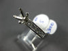 ESTATE 1.03CT PRINCESS CUT DIAMOND PLATINUM CHANNEL SEMI MOUNT ENGAGEMENT RING