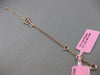 ESTATE WIDE .20CT DIAMOND 18KT ROSE GOLD 3D FUN GUN ADJUSTABLE BRACELET F/G VSSI