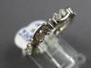 ESTATE 1.0CT ROUND CUT DIAMOND 18KT WHITE GOLD CLASSIC WEDDING ANNIVERSARY RING