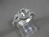 ESTATE .38CT DIAMOND 14KT WHITE GOLD HALO INFINITY SEMI MOUNT ENGAGEMENT RING