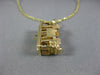 ANTIQUE 14KT YELLOW GOLD 3D CLASSIC SAN FRANCISCO TROLLEY CAR PENDANT #26312
